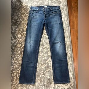Hudson Jeans Men's Straight Blue Denim